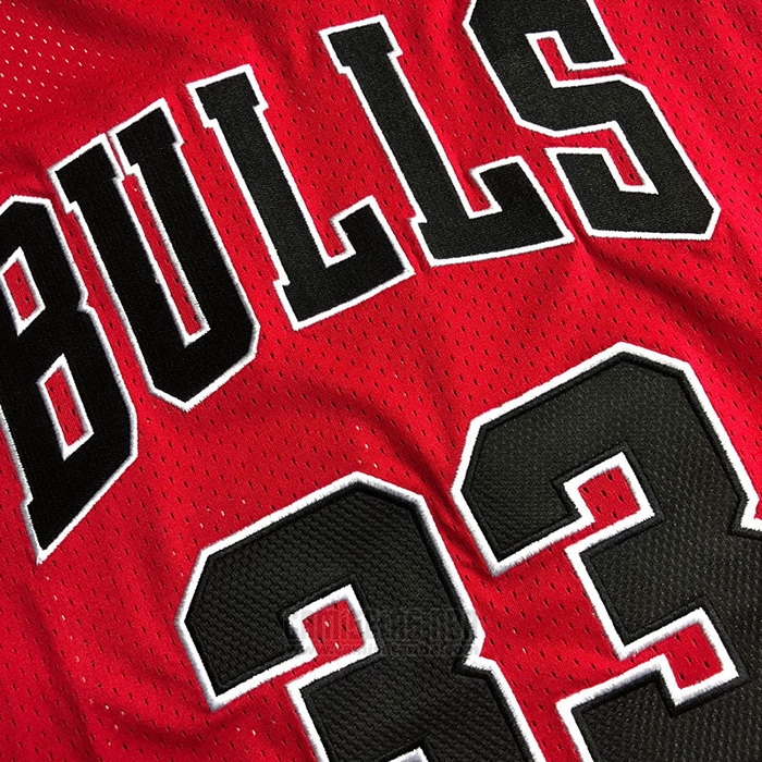 Camiseta Chicago Bulls Scottie Pippen #33 Mitchell & Ness 1997-98 Rojo